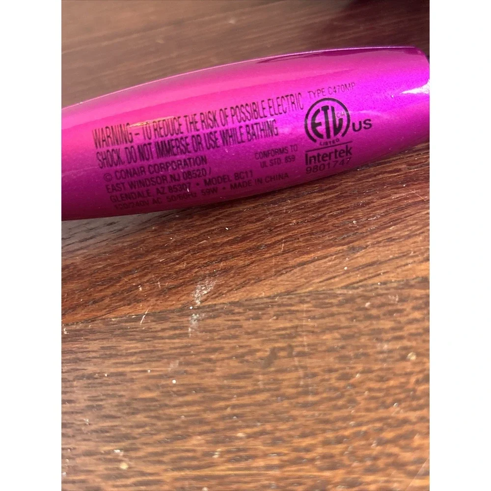 Conair Super Smoothing Brush Pink‎ Gentle Heat, Dual Voltage, Fast Heat-Up